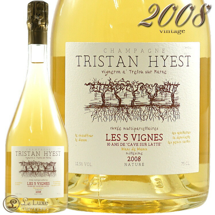 Tristan Hyest Les 7 Vignes Extra Brut / トリスタン・イエスト レ・セット・ヴィーニュ・エクストラ・ブリュット  - シャンパンが好き！
