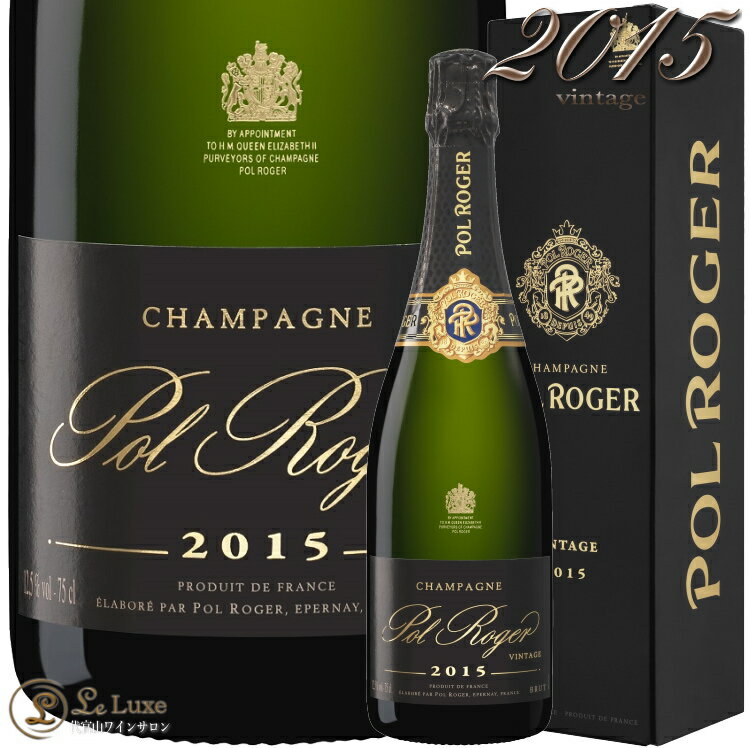 2015 Be[W | WF Mtg {bNX Ki Vp h  750ml ϔ Pol Roger Brut Vintage Gift Box