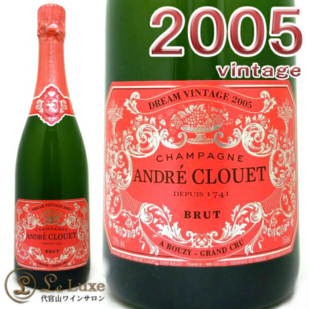 2005 h[ Be[W Ah NG Ki Vp  h 750ml Champagne Andre Clouet Dream Vintage