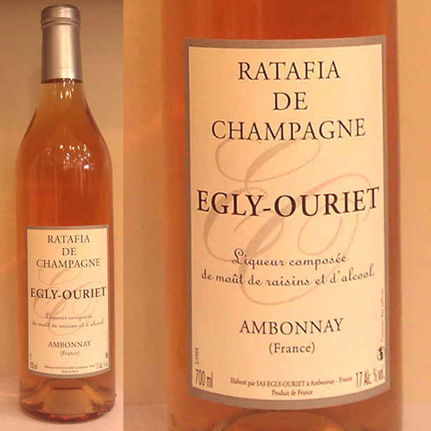 NV ラタフィア ド シャンパーニュ エグリ ウーリエ 正規品 甘口 白 酒精強化ワイン 750ml Egly Ouriet Ratafia de champagne