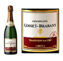 NV トラディション ブリュット プルミエ クリュ ゴセ ブラバン 正規品 シャンパン 辛口 白 750ml ゴッセ Champagne Gosset Brabant Tradition Brut 1er Cru