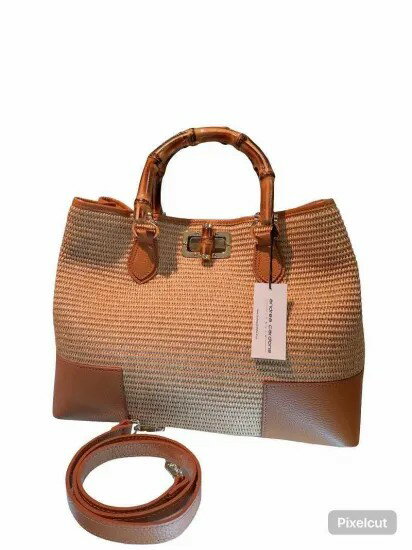 Rakuten - 【新規入荷】最新作 イタリア製 andrea cardone アンドレア カルドネ 2WAYバンブー バッグ 大
