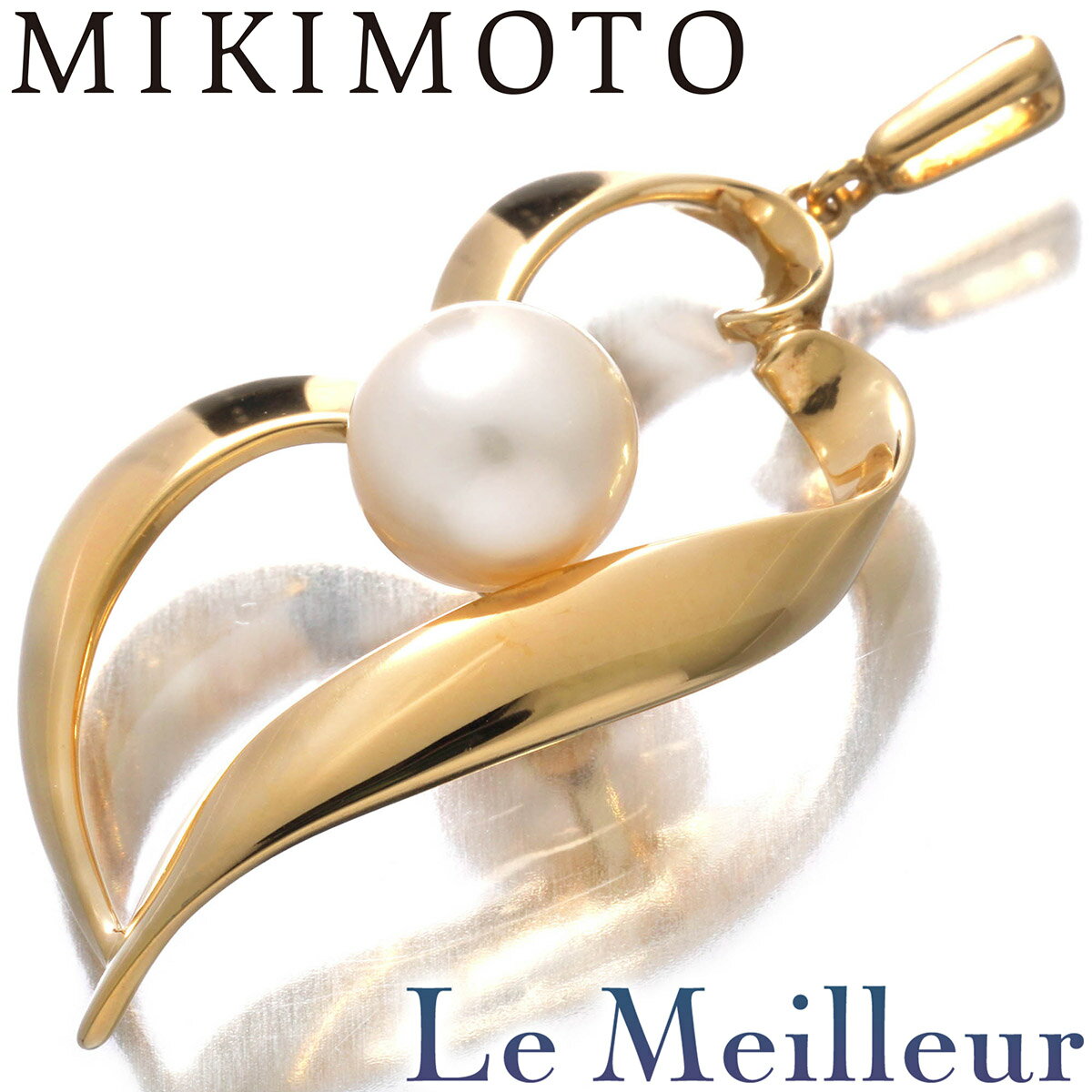 【最大5,000円OFFクーポン対象】ミキモト デザインペンダントトップ 真珠 6.7mm K18 MIKIMOTO