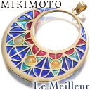 【GWスペシャル最大5,000円クーポン対象】ミキモト エナメル ペンダントトップ K18 MIKIMOTO