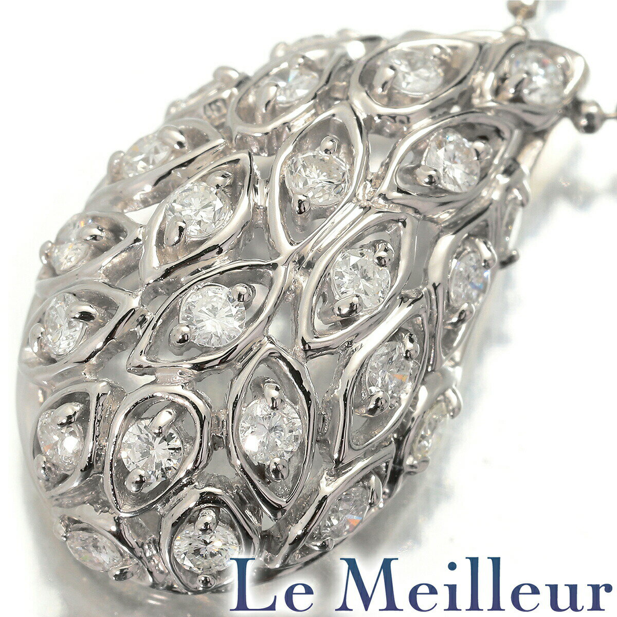 【GWスペシャルP5倍!5/6まで★さらに最大5,000円OFFクーポン対象】ペンダントネックレス ダイヤモンド 0.5ct Pt850