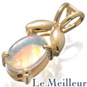 ペンダントトップ ホワイトオパール 0.26ct K18 【最大5,000円OFFクーポン対象】