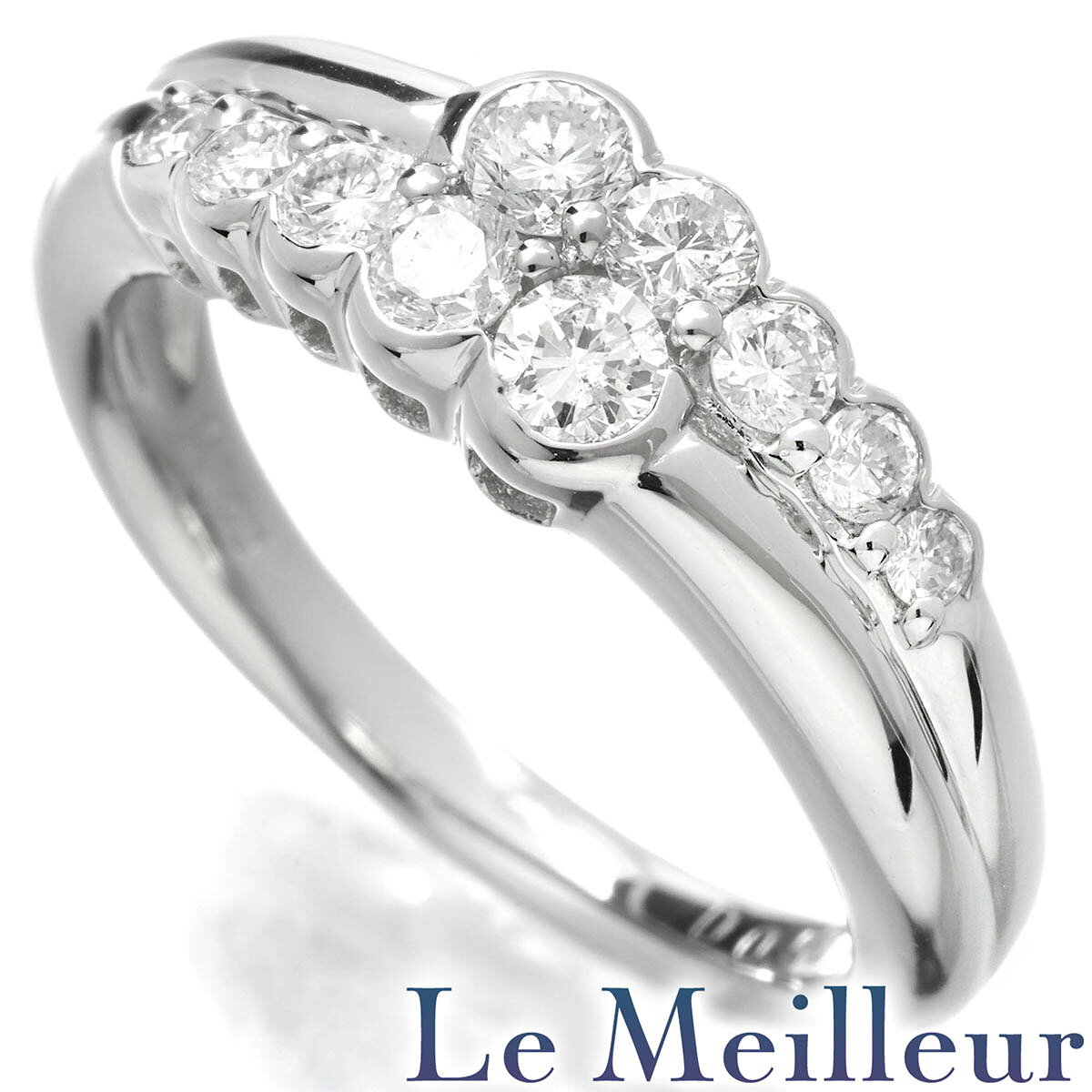 Diamond - ダイヤモンド 0.5ct プラチナ Pt900 リング SIクラス 11号 指輪【中古】【新品仕上げ済】【RE-PRICE】 【最大5,000円OFFクーポン対象】