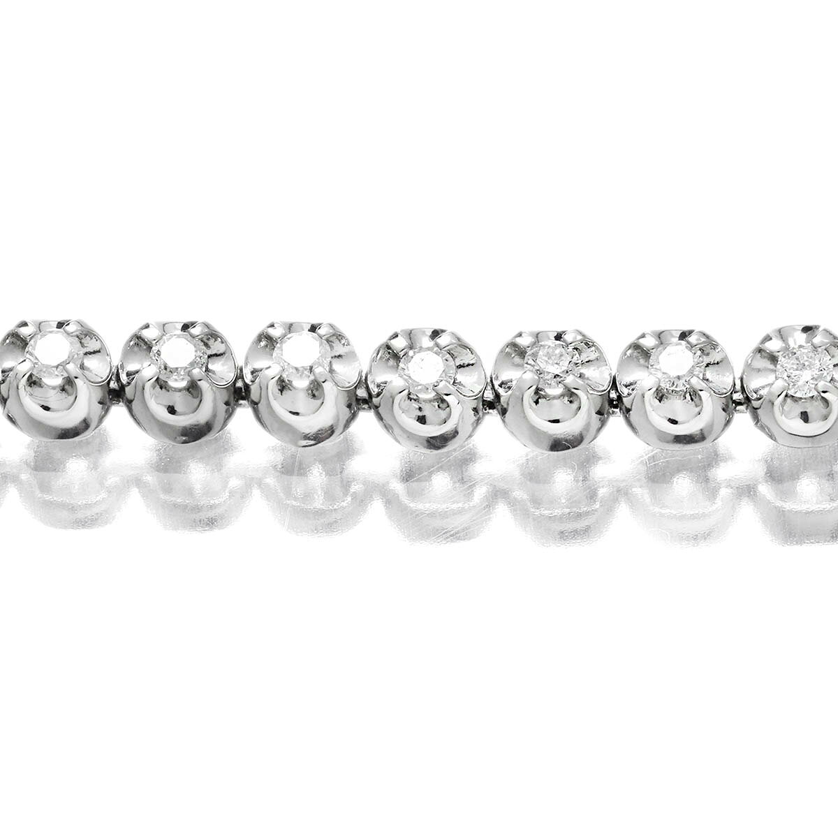 ダイヤモンド 1.00ct プラチナ Pt850 テニスブレスレット ブレスレット 中古 仕上げ済 lemeilleurbijoux-10003630 Le meilleur(ルメイユ) サンプル画像2
