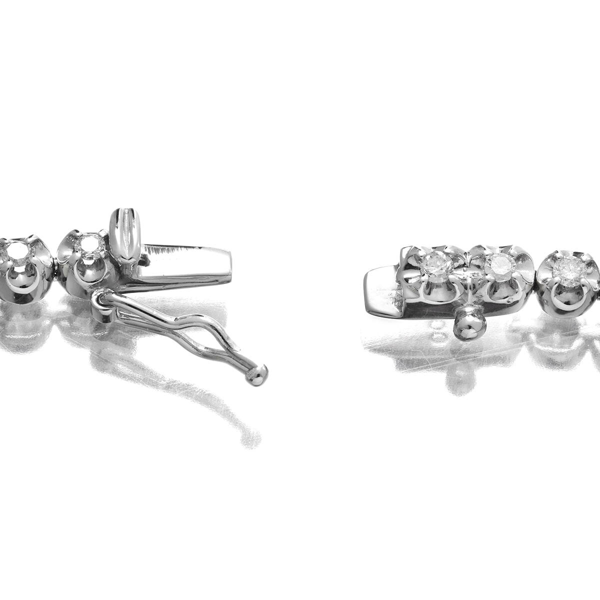 ダイヤモンド 1.00ct プラチナ Pt850 テニスブレスレット ブレスレット 中古 仕上げ済 lemeilleurbijoux-10003630 Le meilleur(ルメイユ) サンプル画像3