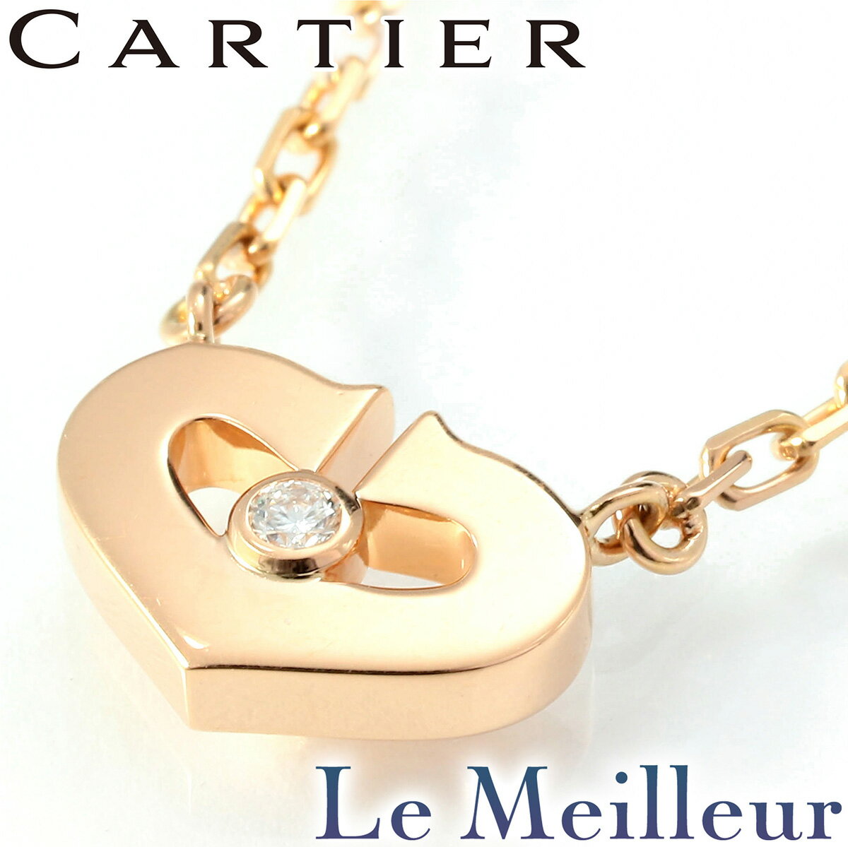 カルティエ シーハート ネックレス 