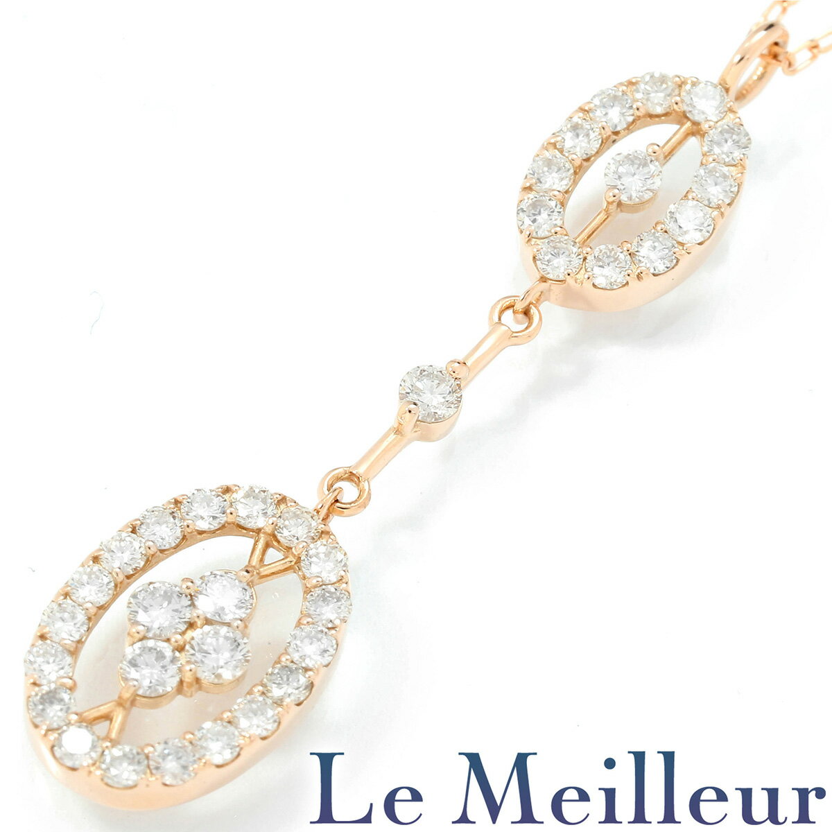 楽天Le meilleur（ルメイユ）フラワーデザインペンダント ダイヤモンド 0.5ct K18 【最大5,000円OFFクーポン対象】