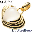 ジュエリーマキ ハートペンダントトップ ムーンストーン 3.45ct K18 MAKI 【最大5,000円OFFクーポン対象】
