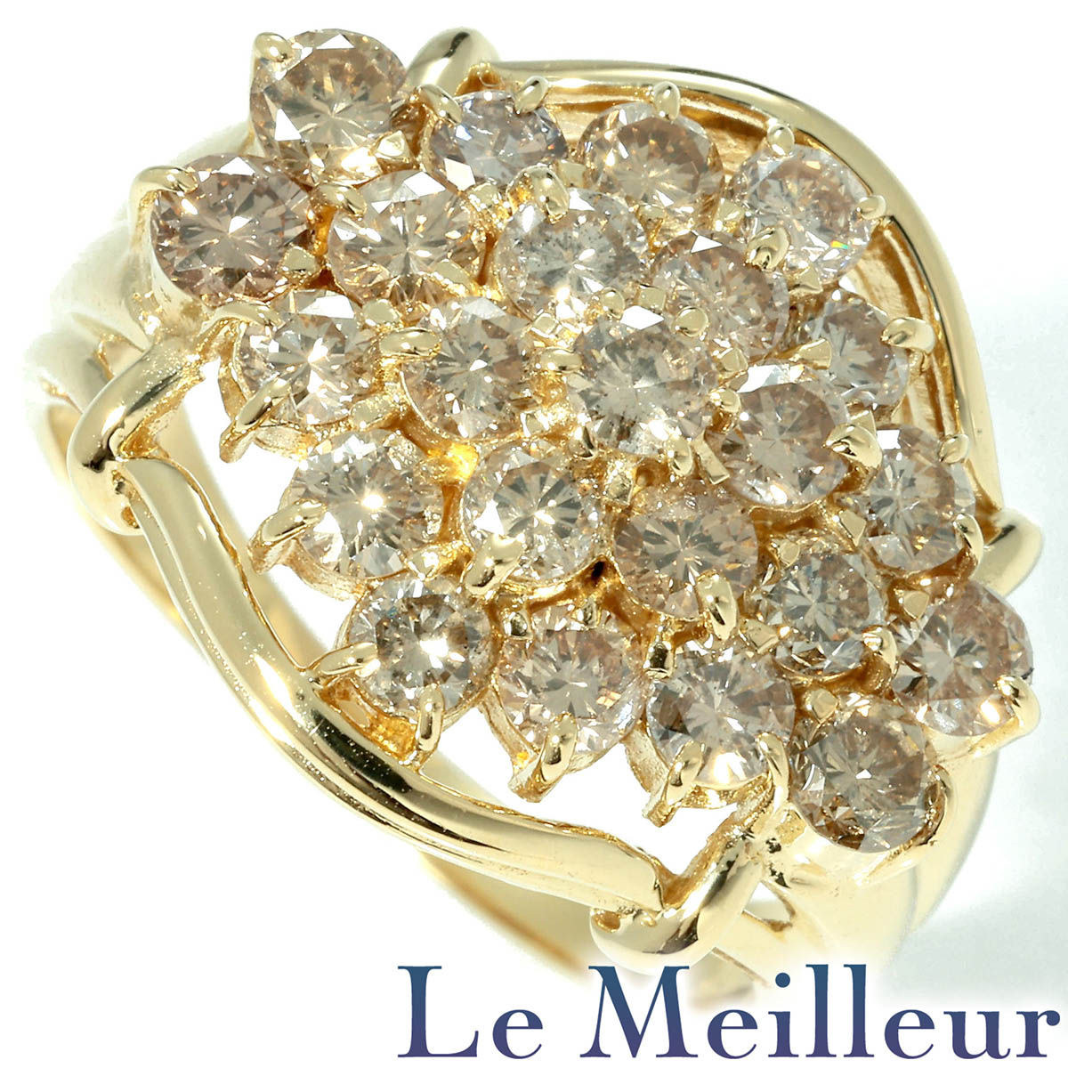 リングSIクラス指輪イエローダイヤ...