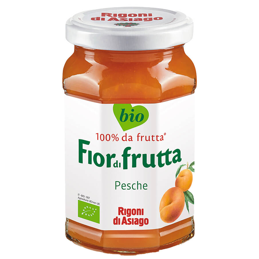 Fior di frutta フィオール ディ フルッタ　オーガニック フルーツスプレッド ピーチ 250g