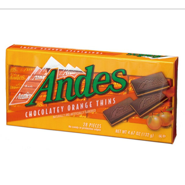 Andes アンデス チョコラティオレンジ シン　132g メール便 オレンジチョコレート