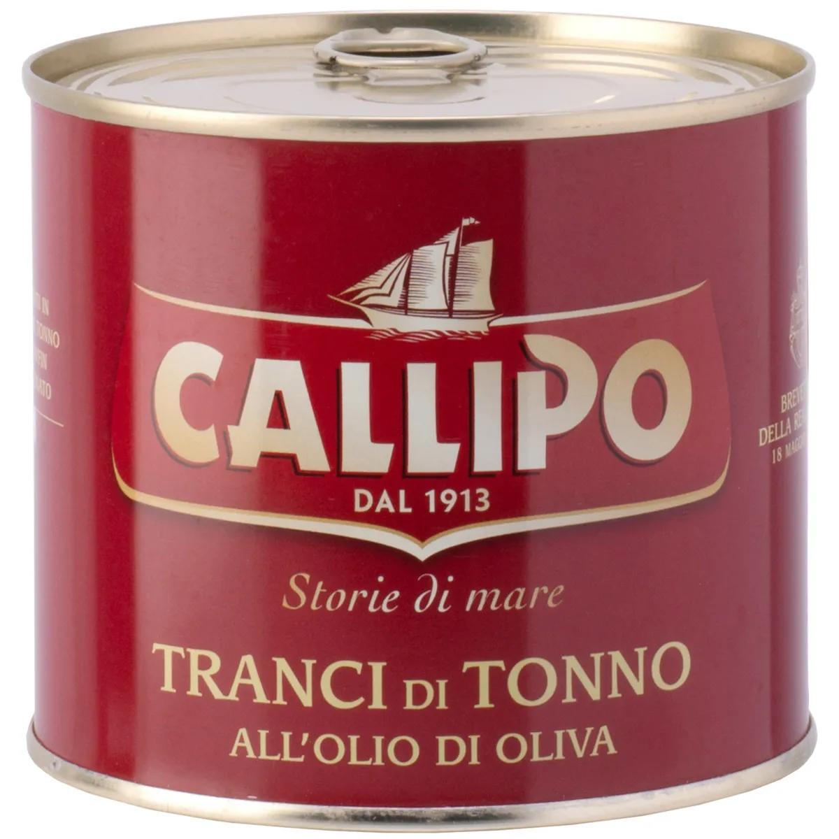 CALLIPO カリッポ トンノ【ツナ】オリーブオイル漬け 620g(固形量435g)