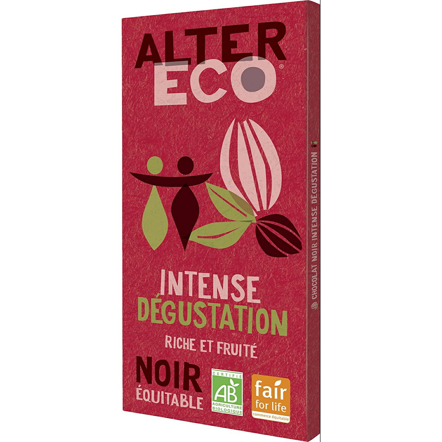 ALTER ECO アルテルエコ オーガニックフェアトレードチョコ ノワール アンターンス 60% 100g メール便