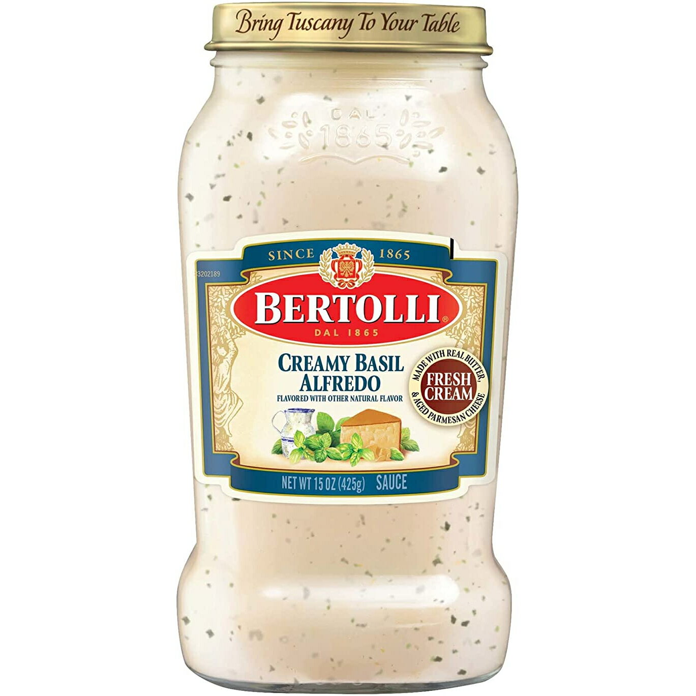 BERTOLLI ベルトリー クリーミー バジルアルフレッドソース 425g（約5人分） パスタソース