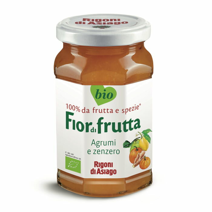 Fior di frutta フィオール ディ フルッタ　オーガニック フルーツスプレッド シトラス&ジンジャー 260g