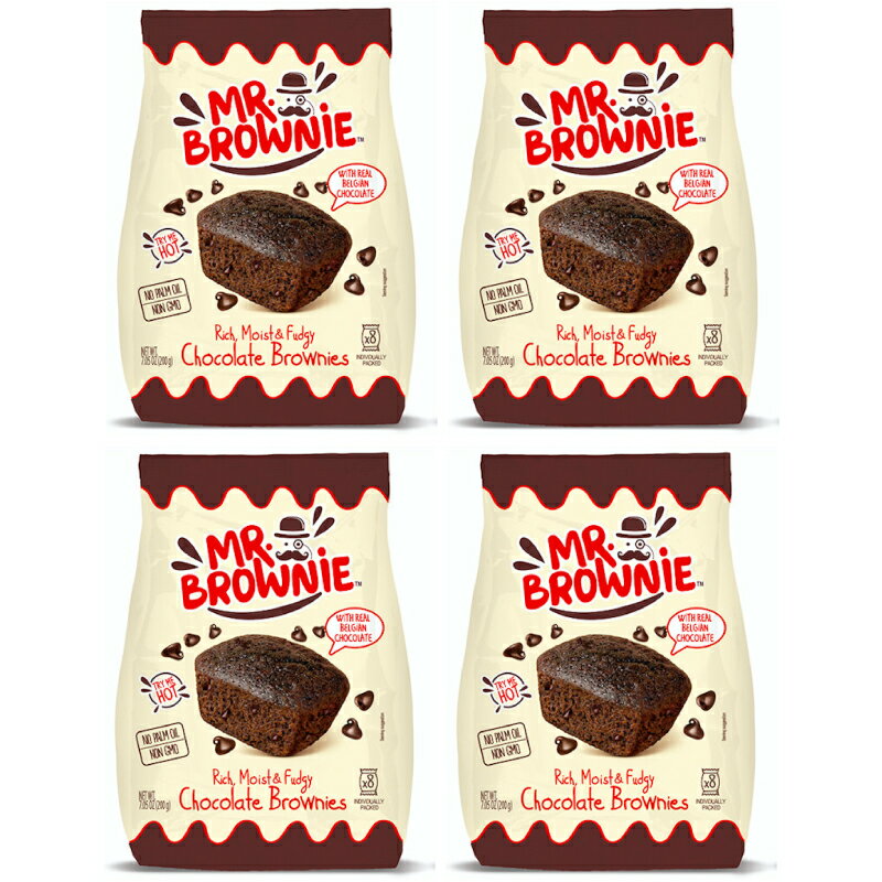 4ޥåȡ Mr.BROWNIE ߥ֥饦ˡ 祳졼ȥ֥饦ˡ 200g 4ޥå ޤȤ㤤