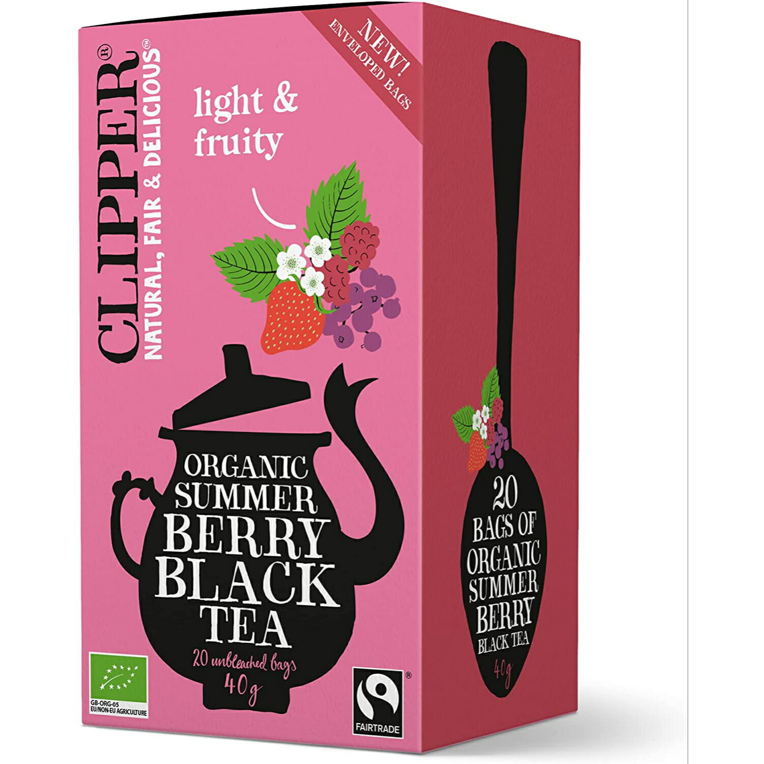CLIPPER クリッパー オーガニックフェアトレードティー サマーベリー 20袋入りのサムネイル