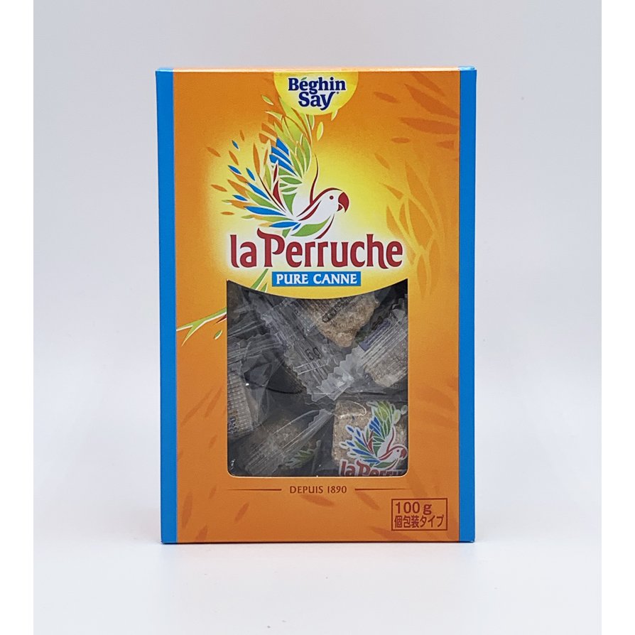  la Perruche ペルーシュ キューブシュガーブラウン 100g 4箱セット まとめ買い