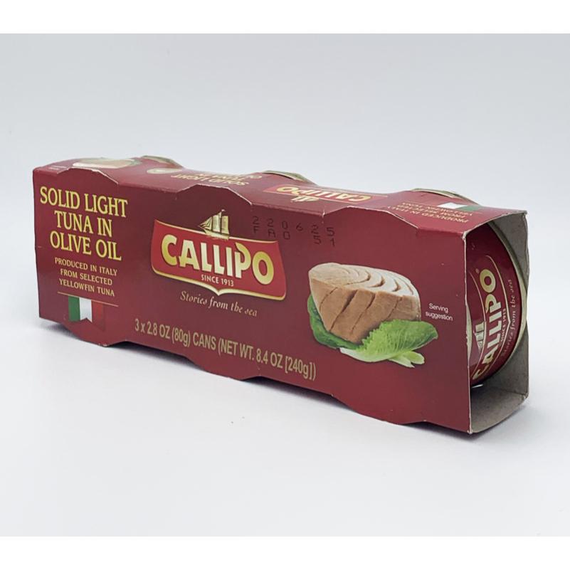 CALLIPO カリッポ トンノ【ツナ】オリーブオイル漬け【3缶パック】