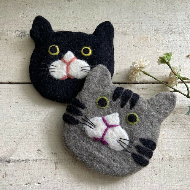 楽天市場】猫 の 羊毛 フェルト（バッグ・小物・ブランド雑貨）の通販