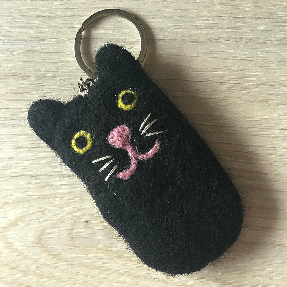 楽天市場】猫 の 羊毛 フェルト（バッグ・小物・ブランド雑貨）の通販