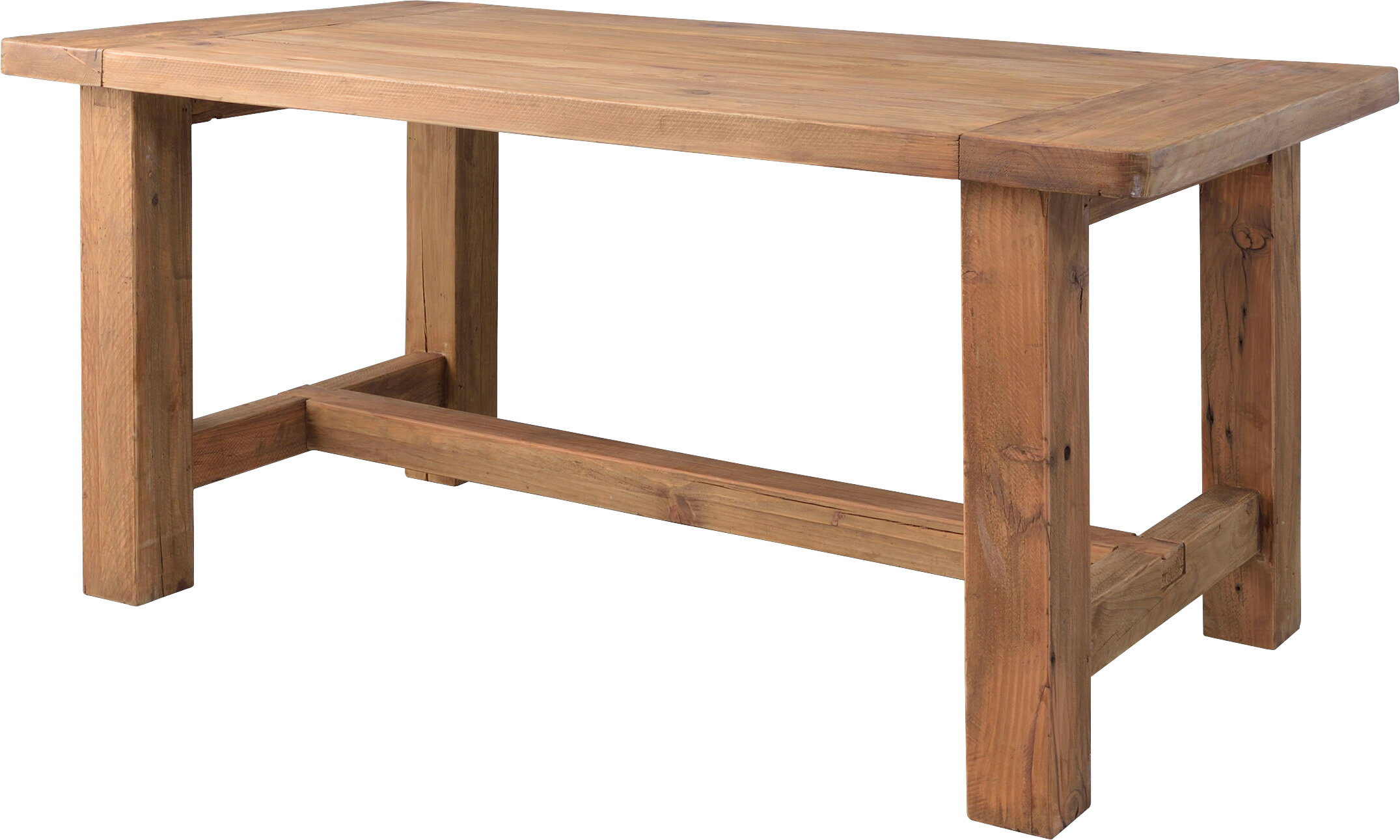 ダイニングテーブル WE-887 ブラウン テーブル 食卓テーブル 木製 天然木 パイン古材 アンティーク シンプル レトロ 幅160cm 什器 おしゃれ 重厚感 ROOM ESSENCE 展示用 オフィス 魅力 重厚 高級感 フランス風の家具