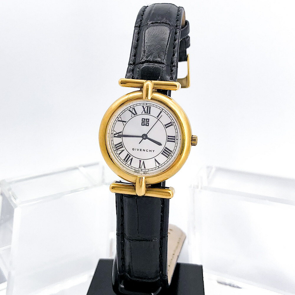 21年最新海外 仕上済 Givenchy ジバンシー ラウンド ゴールド ベルト２種付 レディース メンズ 腕時計 時計 超人気新品 Damrongsilp Com