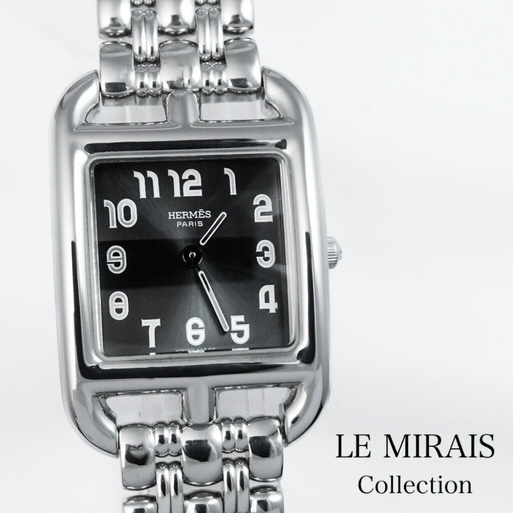 【2/25 最大5万円OFFクーポン配布】【仕上済/ベルト2種】エルメス ケープコッド SS ブレス レディース 腕時計【中古】【送料無料】HERMES 時計のサムネイル