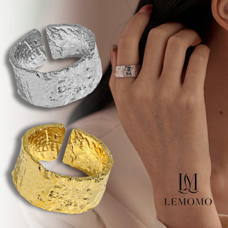 指輪 リング レディース 太い 幅広 幅太 ボールド ゴールド シルバー インスタ シンプル 大人 プレゼント おしゃれ インスタ 韓国 人気 大人