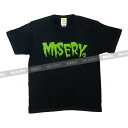 Tシャツ/MISERY【ブラック×グリーン】