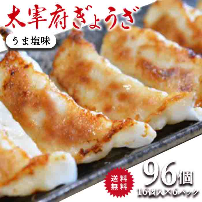 ぎょうざ 太宰府ぎょうざ うま塩 餃子 96個 270g 送料無料 にんにく 中華 冷凍食品 お取り寄せ ギフト おかず 冷凍餃子 福岡県産 rep-002