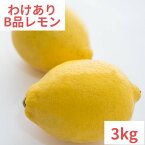 【あす楽】広島県産レモン【B】わけあり　3kg　キズあり　送料無料　皮ごと食べて大丈夫　最低限まで減農薬　防腐剤・防カビ剤・ワックス不使用　柑橘栽培に適した瀬戸内海　広島県尾道市瀬戸田町産、呉市豊浜町産　北海道地域は運賃800円追加をお願いします