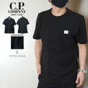 CPカンパニー （ シーピーカンパニー ） （ C.P.COMPANY ）1ポイント プリント 半袖 Tシャツ （ カットソー ） - ブラック