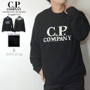 CPカンパニー （ シーピーカンパニー ） （ C.P.COMPANY ） クルーネック ニット （ ロゴニット ） （ ラムウール ニット ）（ ゴーグルグラフィック ニット ） （ Lambswool Jacquard Goggle Knit ） - ブラック