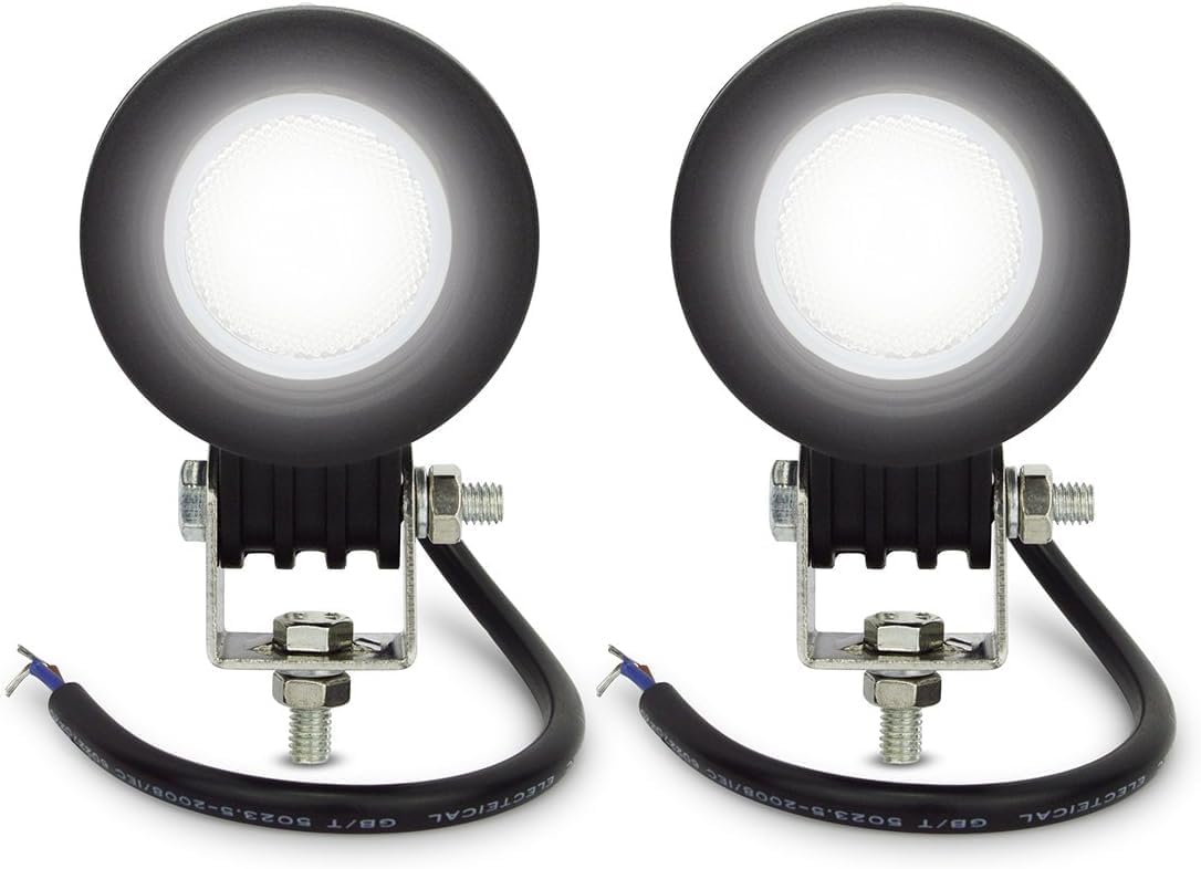 Rakuten - 10W LEDワークライト 丸形広角 6000K 12V-24V 2個セット