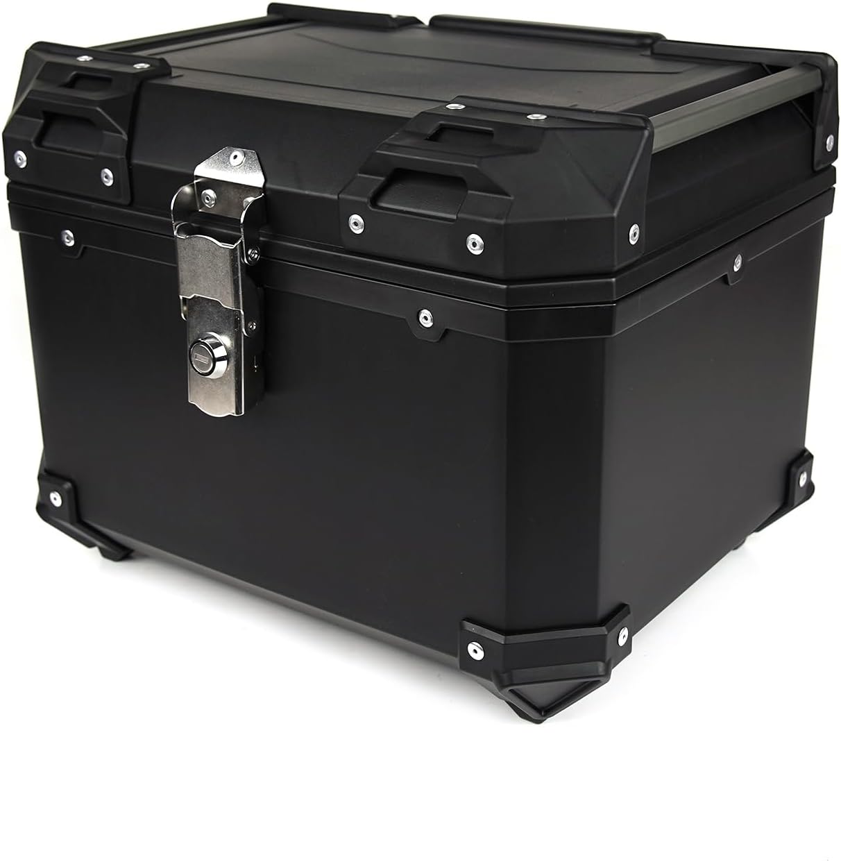 45L バイクトランク 防水 ABS樹脂 ヘルメット収納 キーロック付き