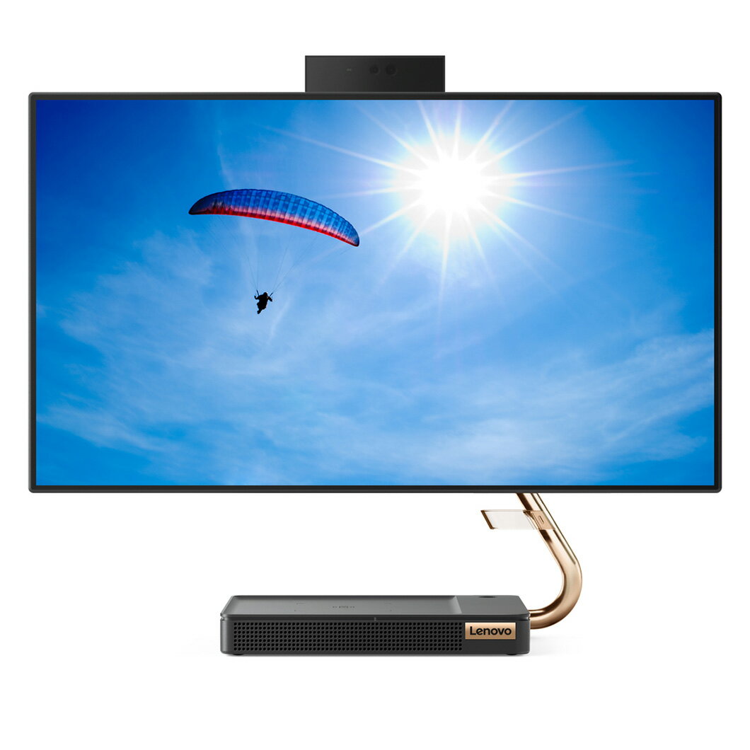 【当店ポイント5倍!3月28日1:59迄】直販デスクトップパソコン:LenovoIdeaCentreA540AMDRyzen33200GE搭載(8GBメモリ/256GBSSD/23.8型FHD液晶All-In-One(一体型)/Officeなし/ブラック)【送料無料】