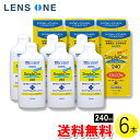 【くらしに+クーポン最大400円オフ★10/1 0:00~10/7 9:59】HOYA シンプルワン 240ml×6本 ( コンタクト ケア用品 洗浄液 ハードレンズ HOYA ホヤ シンプルワン simple one )