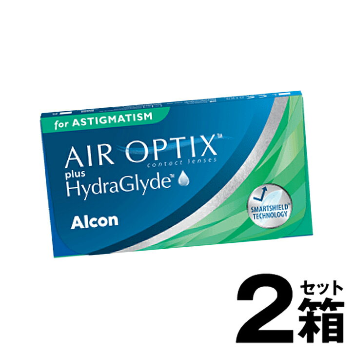 【ネコポス専用】【2箱セット】エアオプティクス プラス ハイドラグライド 乱視用 6枚 | メール便 2週..