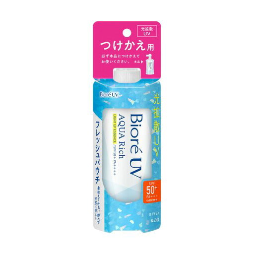 【100円オフクーポン】 ビオレ UV アクアリッチ ライトアップエッセンス フレッシュパウチ つけかえ用 (120.0g)|日焼け止め 顔 紫外線 対策 ガード 紫外線防止 KAO 花王 サンスクリーン Biore 【100円オフクーポン】 ビオレ UV アクアリッチ ライトアップエッセンス フレッシュパウチ つけかえ用 (120.0g)|日焼け止め 顔 紫外線 対策 ガード 紫外線防止 KAO 花王 サンスクリーン Biore