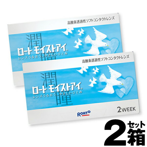 【本日P10倍】 【2箱セット】ロートモイストアイ 2week 6枚入 | コンタクトレンズ 2week ロート モイストアイ 二週間使い捨てコンタクトレンズ コンタクト 2ウィーク 2ウイーク コンタクトレンズ2week ※取寄せ