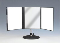 360度回転！卓上型スタンド付三面鏡セイルミラーMX−360ZS新型スリーウェイミラーメ...