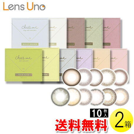 【送料無料】【メール便】チューズミー 10枚入×2箱 ( コンタクトレンズ コンタクト 1日使い捨て ワンデー 1day カラコン サークル チューズミー 14.2mm ゆうこす 菅本裕子 10枚入り 2箱セット )