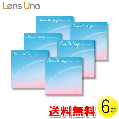 【送料無料】エアロフィットワンデー 30枚入×6箱 ( コンタクトレンズ コンタクト 1日使い捨て ワンデー 1day アイレ Aire エアロフィット ワンデー 30枚入り 6箱セット )(4)