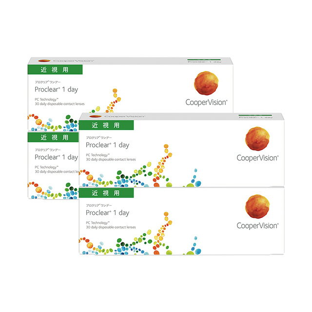 プロクリアワンデー ×4箱セット クーパービジョン コンタクトレンズ ワンデー コンタクト 1day 1日使い捨て