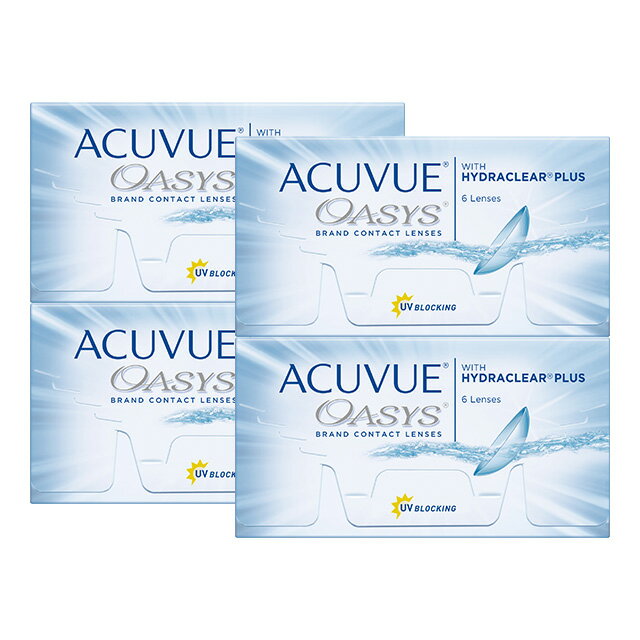 アキュビューオアシス ×4箱セット コンタクトレンズ 2week コンタクト 2ウィーク 2週間使い捨て ジョンソン・エンド・ジョンソン